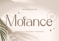 Mofance Font - Featured Image