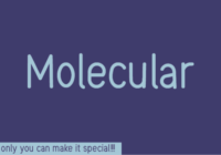 Molecular Font - Featured Image