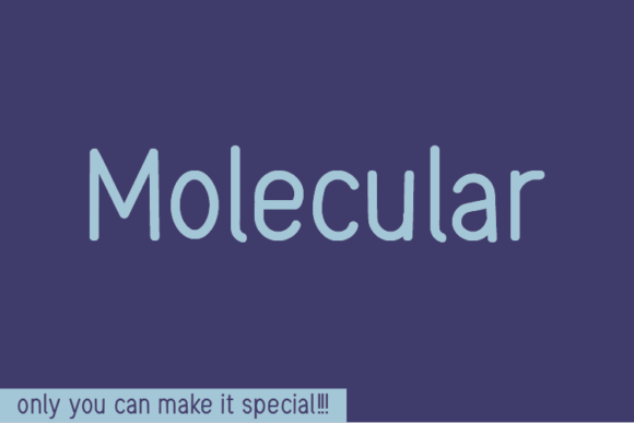 Molecular Font - Featured Image