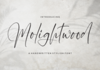 Molighwood Font - Featured Image