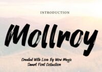 Mollroy Font - Featured Image