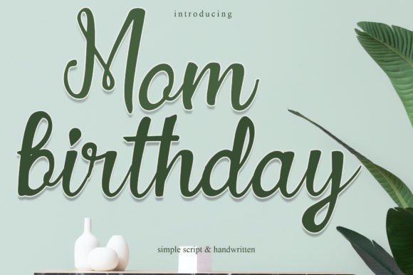 Mom Birthday Font - Featured Image