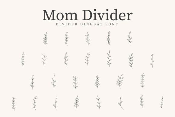 Mom Divider Font - Featured Image