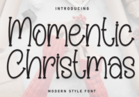Momentic Christmas Font - Featured Image