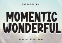 Momentic Wonderful Font - Featured Image
