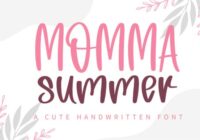 Momma Summer Font - Featured Image