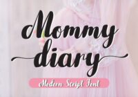 Mommy Diary Font - Featured Image