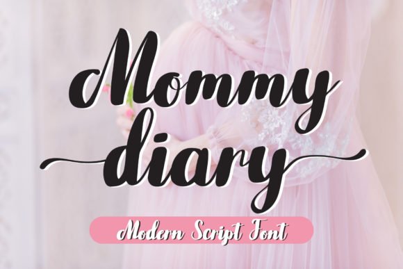 Mommy Diary Font - Featured Image
