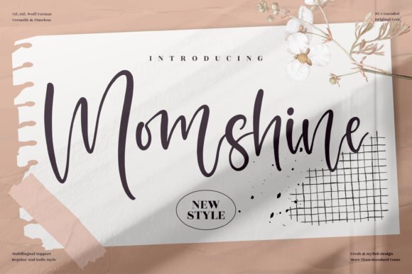Momshine Font - Featured Image