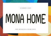 Mona Home Font - Featured Image