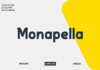 Monapella Font - Featured Image