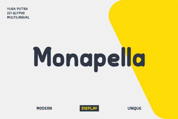 Monapella Font - Featured Image