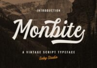 Monbite Font - Featured Image
