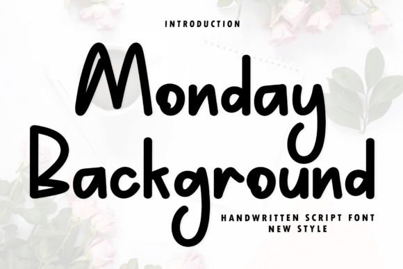 Monday Background Font - Featured Image