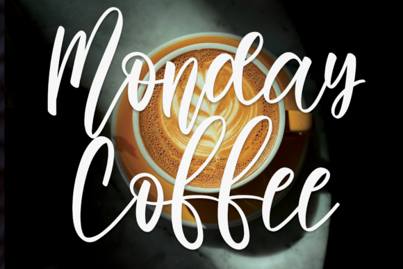 Monday Coffee Font - Featured Image