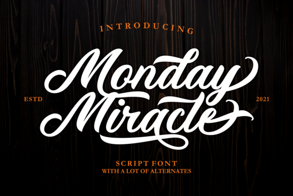 Monday Miracle Font - Featured Image