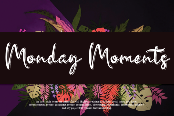 Monday Moments Font - Featured Image