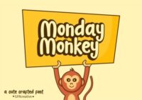 Monday Monkey Font - Featured Image