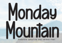 Monday Mountain Font - Featured Image