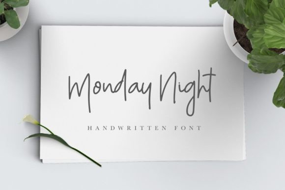 Monday Night Font - Featured Image