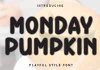 Monday Pumpkin Font - Featured Image