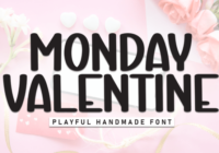 Monday Valentine Font - Featured Image