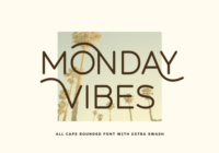 Monday Vibes Font - Featured Image