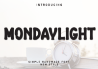 Mondaylight Font - Featured Image