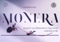 Monera Font - Featured Image