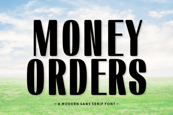 Money Orders Font - Featured Image