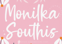 Monilka Southis Font - Featured Image