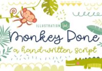 Monkey Bone Font - Featured Image