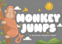 Monkey Jumps Font - Featured Image