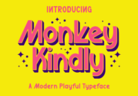 Monkey Kindly Font - Featured Image