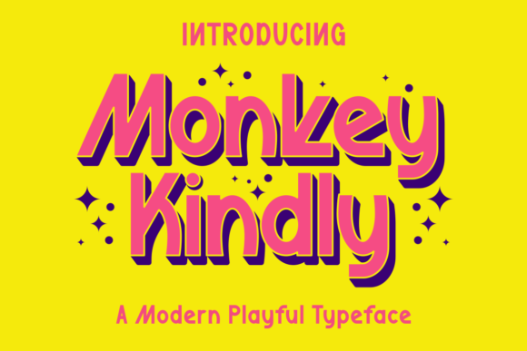 Monkey Kindly Font - Featured Image