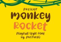 Monkey Rocket Font - Featured Image