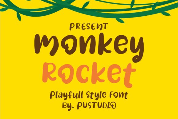 Monkey Rocket Font - Featured Image