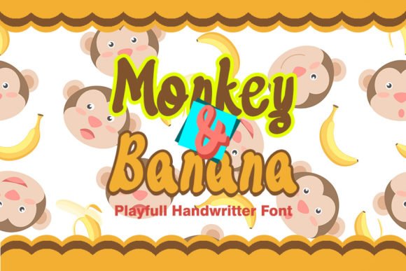 Monkey and Banana Font - Featured Image