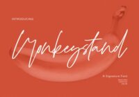 Monkeystand Font - Featured Image