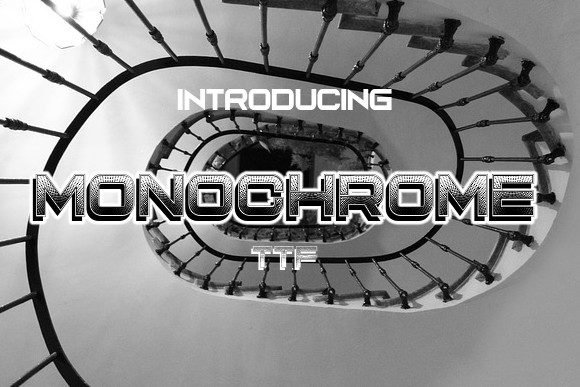 Monochrome Font - Featured Image
