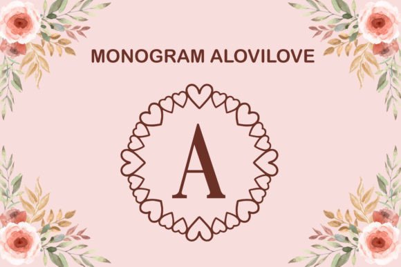 Monogram Alovilove Font - Featured Image