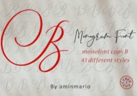 Monogram B | Monofont Caps B Font - Featured Image