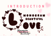Monogram Beautiful Love Font - Featured Image