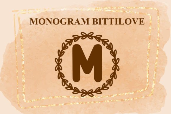 Monogram Bittilove Font - Featured Image