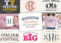 Monogram Bundle Font - Featured Image
