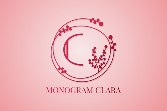 Monogram Clara Font - Featured Image