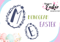Monogram Easter Font - Featured Image