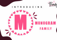 Monogram Family Font - Featured Image
