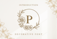 Monogram Flowers Font - Featured Image