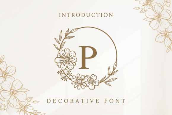 Monogram Flowers Font - Featured Image